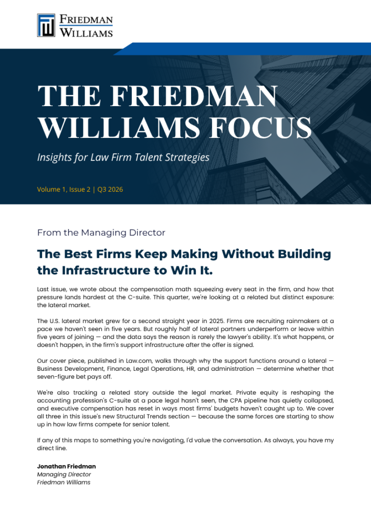 Friedman Williams Focus Newsletter